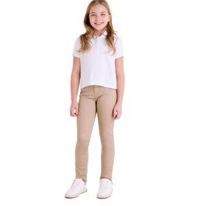 Girls High Rise Skinny Jeans, Tan, Sizes 5-16